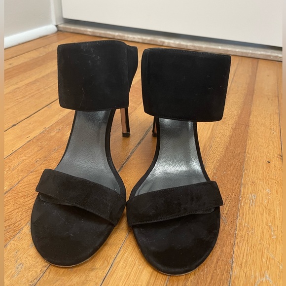 Stuart Weitzman Black Stilletto Slide Sandals - Picture 9 of 16